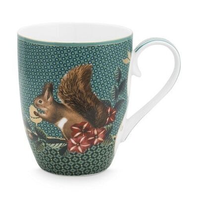 PIP - Large mug Winter Wonderland Ecureuil Vert - 350ml