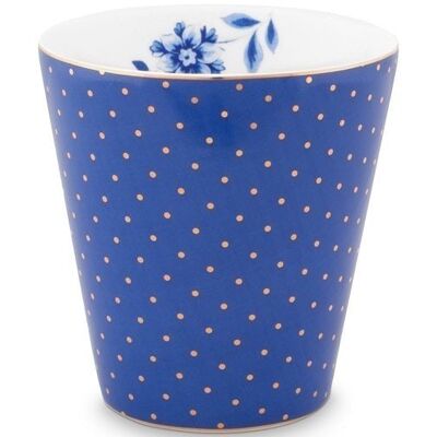 PIP - Small mug without handle Royal Stripes Blue Dots 230ml