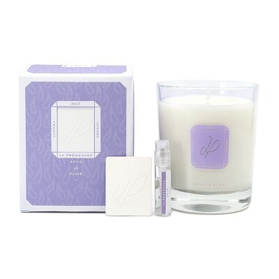 Scented candle - In the rain - in vegetable wax