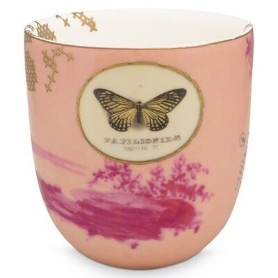 PIP - Large Heritage Rose mug without handle - 300 ml