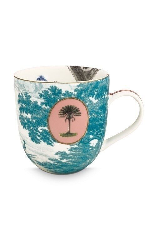 Grand mug Héritage Bateau Vert d'eau - 300 ml - PIP STUDIO