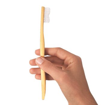 Brosse à dents en bambou - Adulte - Souple - Zéro déchet 4