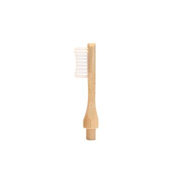 Brosse à dents en bambou avec tête interchangeable - Souple - Zéro déchet 4