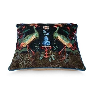 PIP - Flirting Birds Cushion - Dark Blue - 60x60cm