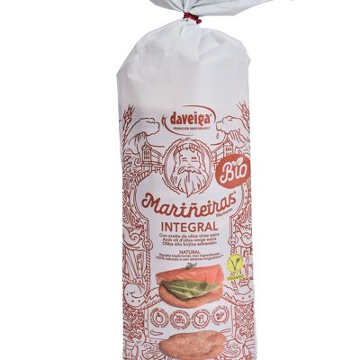 Toasts, Mariñeiras bread snacks with whole wheat flour.Bio