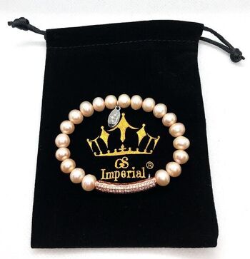 GS Imperial® Bracelet pour femme boule disco | Bracelet Pierre Naturelle Femme | Bracelet Filles_22 1