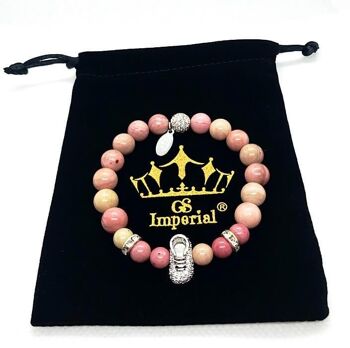 GS Imperial® Bracelet pour femme boule disco | Bracelet Pierre Naturelle Femme | Bracelet Filles_24 2