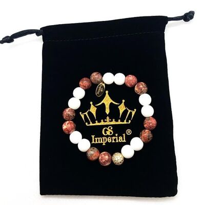 Bracelet GS Imperial® pour femme | Bracelet Fille Avec Perles Agate_28
