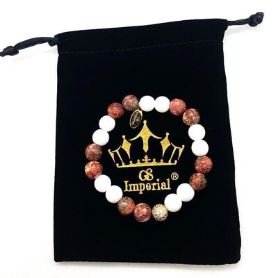 Bracelet GS Imperial® pour femme | Bracelet Fille Avec Perles Agate_28