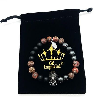 Bracelet GS Imperial® pour femme | Bracelet Fille Avec Perles Agate_29