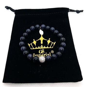 Bracelet GS Imperial® pour femme | Bracelet en pierre naturelle pour femme avec environ perles_58 2