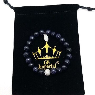 Bracelet GS Imperial® pour femme | Bracelet en pierre naturelle pour femme avec environ perles_59