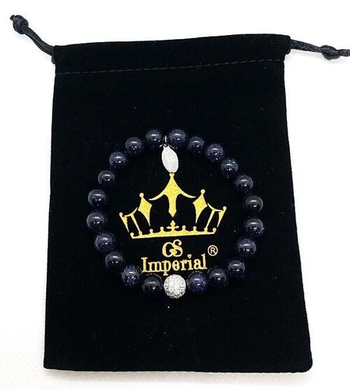GS Imperial® Kralen Armbanden Set Heren Kroon | Natuursteen Armbanden Set Mannen Met Hematiet, Agaat, Lava & Howliet Kralen_60