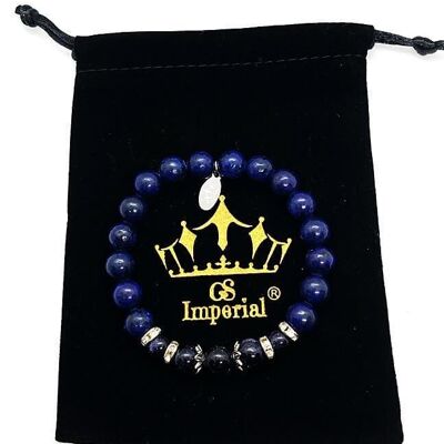 GS Imperial® Beaded Bracelet Hombres | Pulsera de piedra natural para hombre con cuentas de ojo de tigre_92