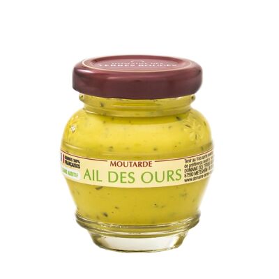 Moutarde à l'Ail des Ours 100% graines françaises sans additif 55g