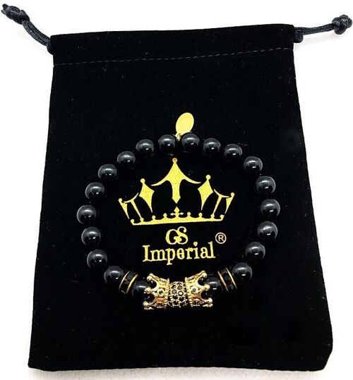 GS Imperial® Dames Armband Met Schildpad | Natuursteen Armband Vrouwen Met Schildpadje & Approx Kralen_120