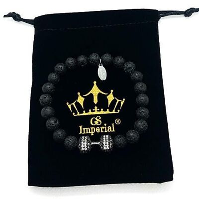 Bracelet GS Imperial® pour femme | Bracelet Pierre Naturelle Femme Avec Perles Agate_132