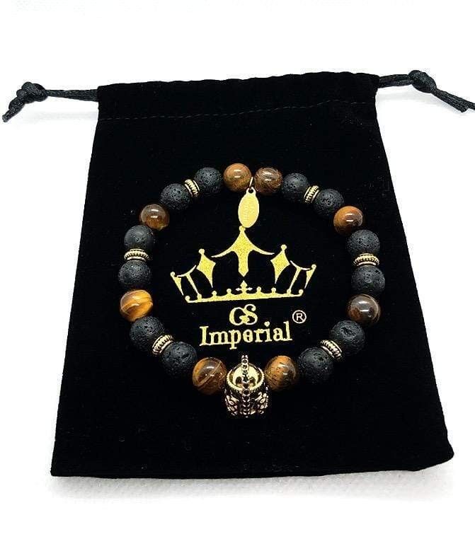 GS Imperial® | Pulsera de mujer | Pulsera de Piedra Natural Mujer | Pulsera Única Mujer | Pulsera Mix Mujer | Cuentas de granate y ágata_174