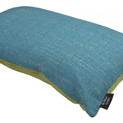 Harmony Contrast Teal and Sage Green Plain Pillow Cover Only 50*30 cm