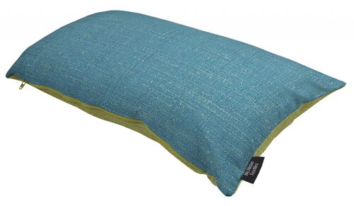 Harmony Contrast Teal and Sage Green Plain Pillow Polyster filler 50*30 cm