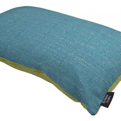 Harmony Contrast Teal and Sage Green Plain Pillow Polyster filler 60*40 cm