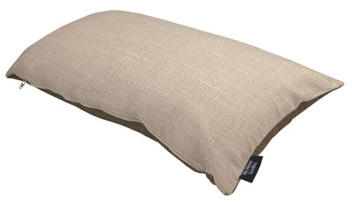 Harmony Contrast Taupe and Mocha Plain Pillow Polyster filler 50*30 cm
