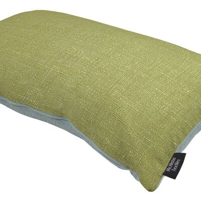 Harmony Contrast Sage Green and Duck Egg Plain Pillow Polyster filler 60*40 cm