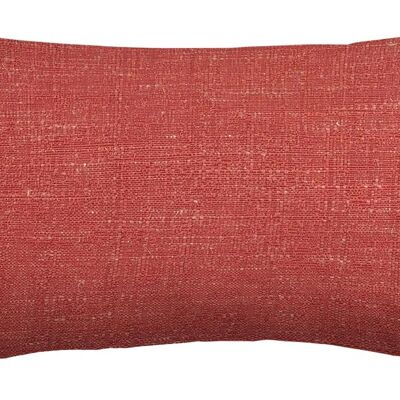 Harmony Contrast Red and Grey Plain Pillow Polyster filler 60*40 cm