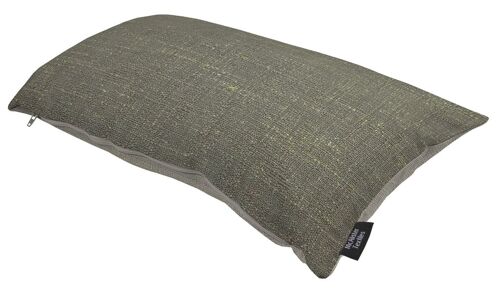 Harmony Contrast Charcoal and Dove Grey Plain Pillow Cover Only 50*30 cm