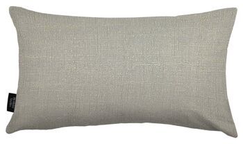 Oreiller Uni Harmony Contrast Charcoal et Dove Grey Remplissage de polyester 60*40 cm 3