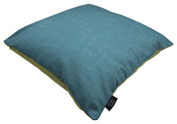 Housse de coussins unis Harmony Contrast Teal et Sauge Green Seulement 50*30cm 1