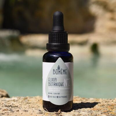 Organic serum Botanical elixir n ° 2 combination, oily, imperfections skin