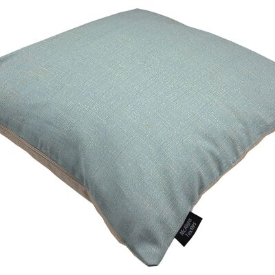 Harmony Contrast Duck Egg and Taupe Plain Cushions Polyester Filler 50*30cm