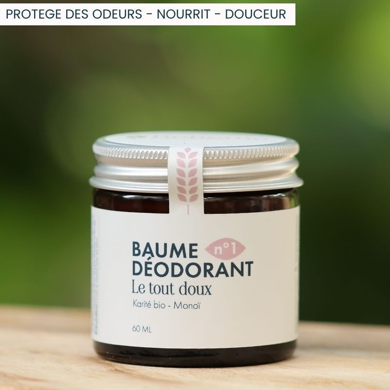 El bálsamo desodorante orgánico muy suave 60 g