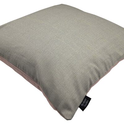 Harmony Contrast Dove Grey and Pink Plain Cushions Cover Only 43*43cm