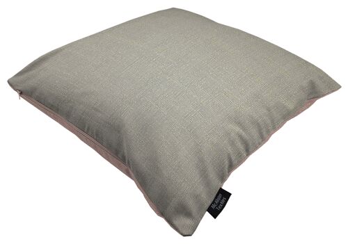 Harmony Contrast Dove Grey and Pink Plain Cushions Cover Only 49*49cm