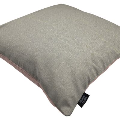 Harmony Contrast Dove Grey and Pink Plain Cushions Cover Only 60*60cm
