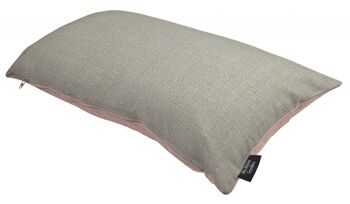 Coussins unis Harmony Contrast gris tourterelle et rose rembourrage en polyester 49 * 49cm 4