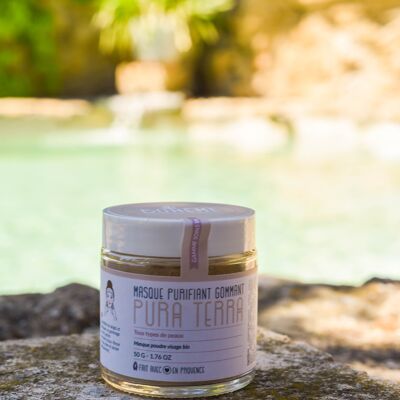 Masque purifiant gommant Pura Terra 50 g