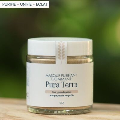 Pura Terra purifying exfoliating mask 50 g