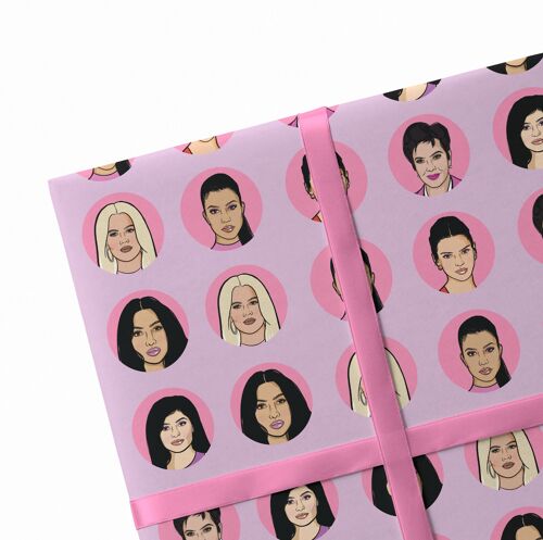 2 Vellen Kardashian Inpakpapier