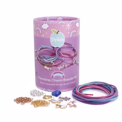 Kit de bracelets à breloques d'amitié licorne