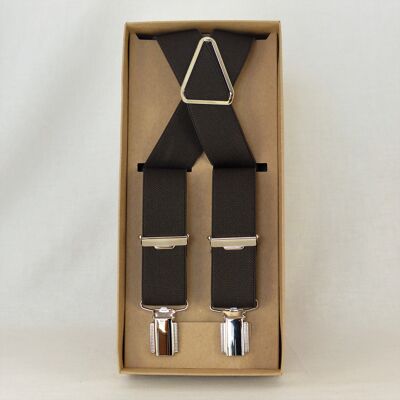 Cinturino elastico marrone, 3cm.