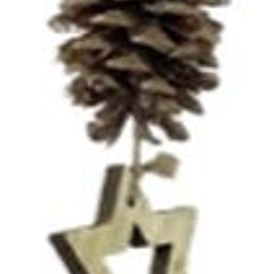 Guirlande de décoration de Noël - Guirlande Wood Star | 85cm