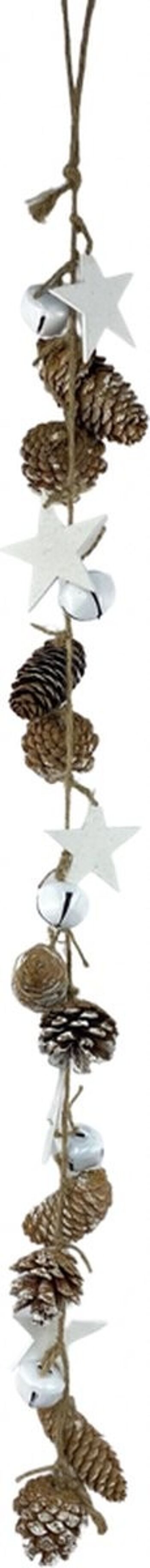 Guirlande de décoration de Noël - Guirlande étoile pomme de pin 1