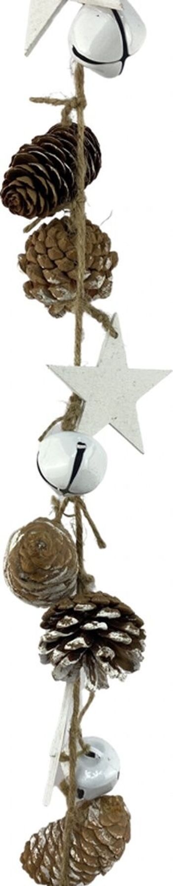 Guirlande de décoration de Noël - Guirlande étoile pomme de pin 3