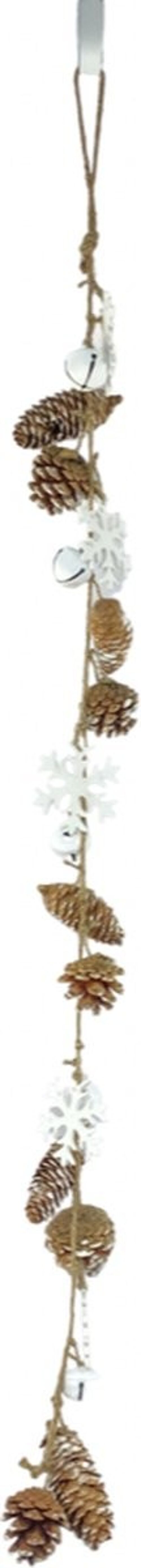 Kerst decoratie slinger - Garland Pinecone Snowflake