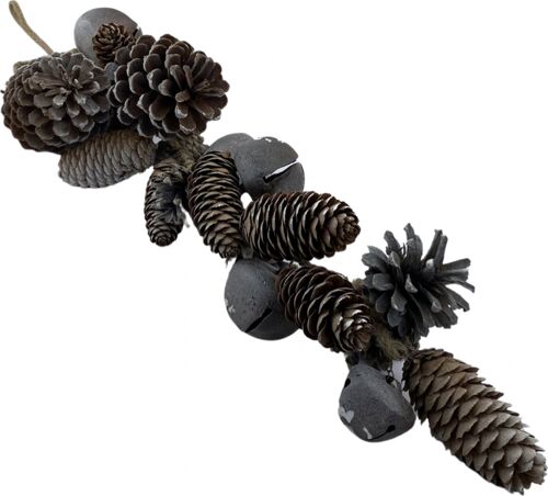 Landelijke kerst decoratie hanger- Garland Pinecone