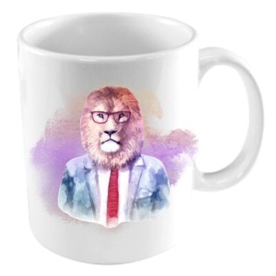 Taza hipster leon