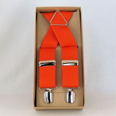 Cinturino elastico arancione, 3,5 cm.